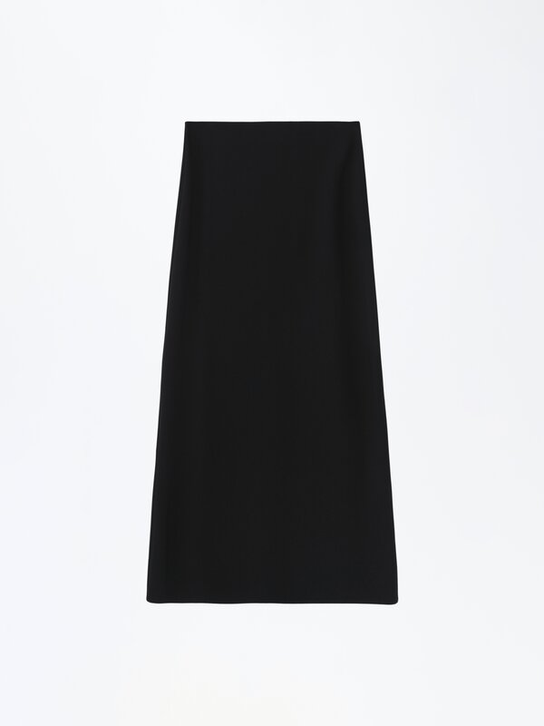 Ponte di Roma knit skirt