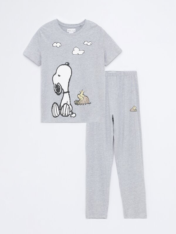 Set de pijama largo estampado Snoopy Peanuts™