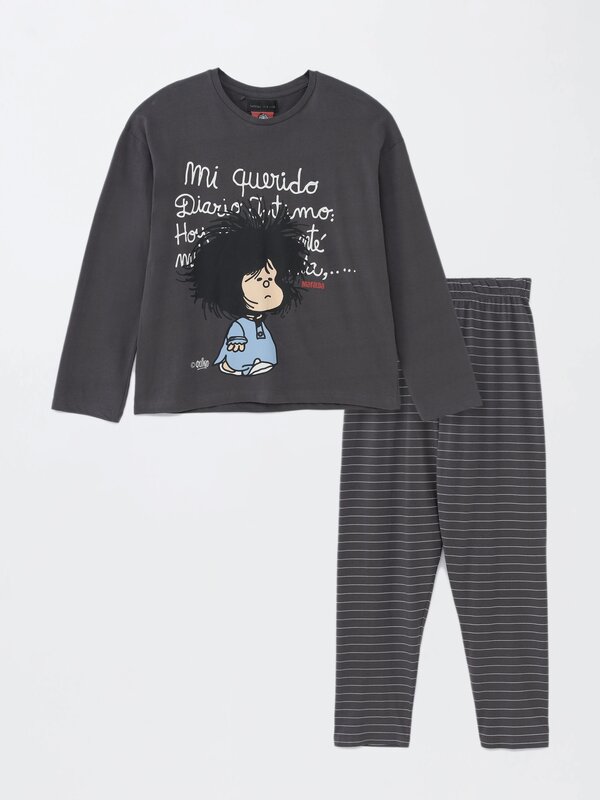 Mafalda print pyjamas