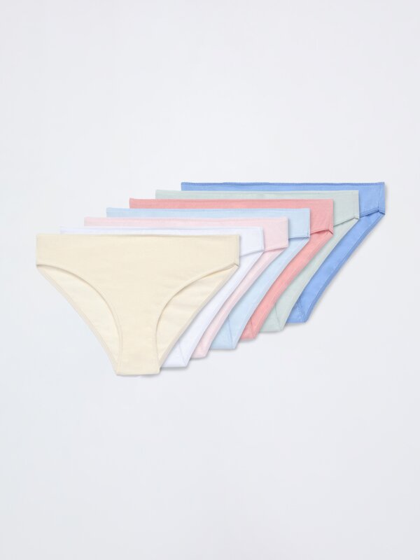 Pack of 7 pairs of classic cotton briefs