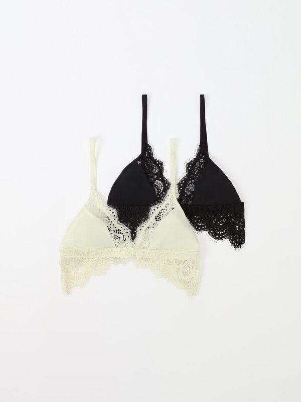 Pack of 2 assorted bras