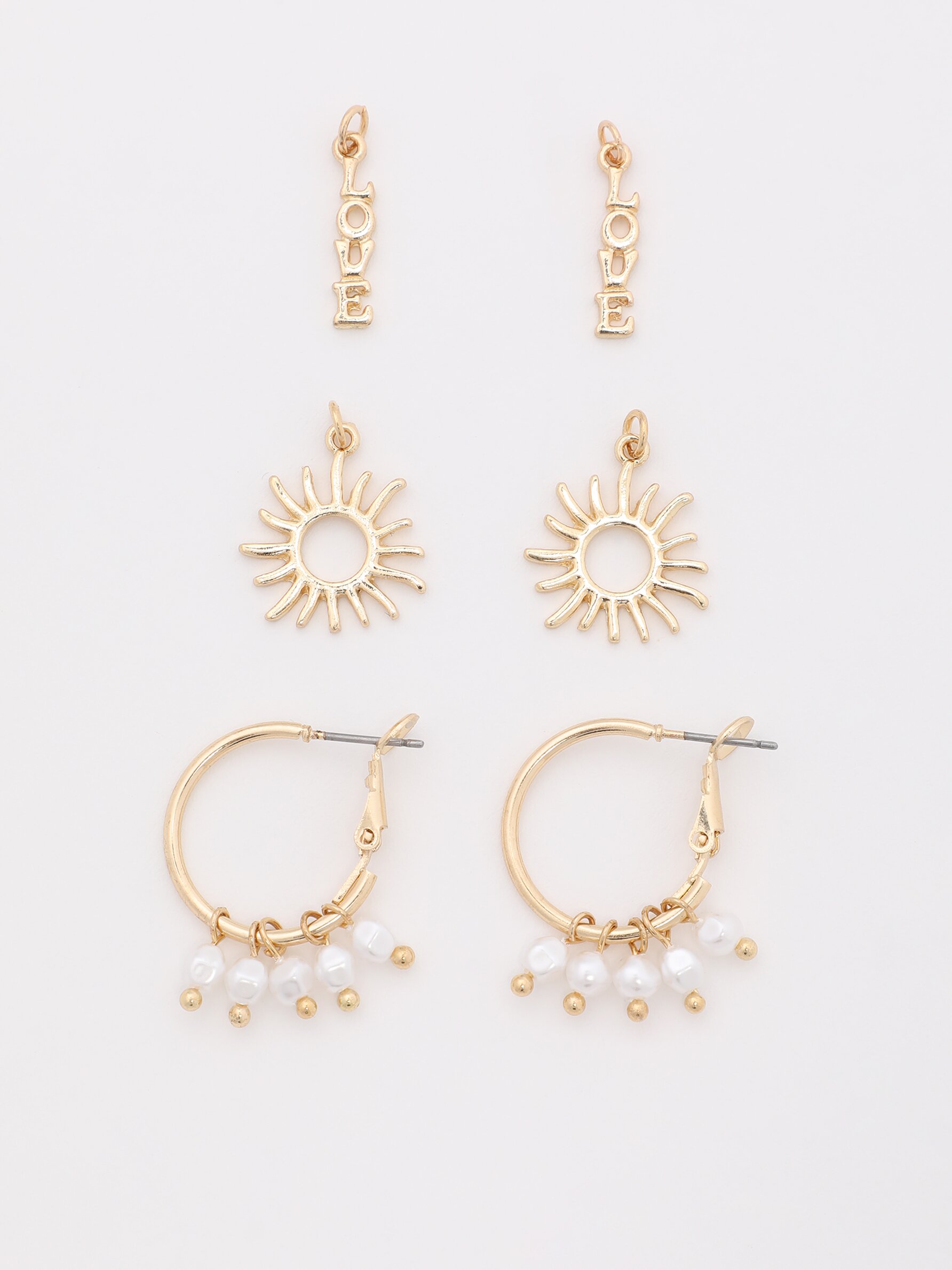 Gold earrings deals sale