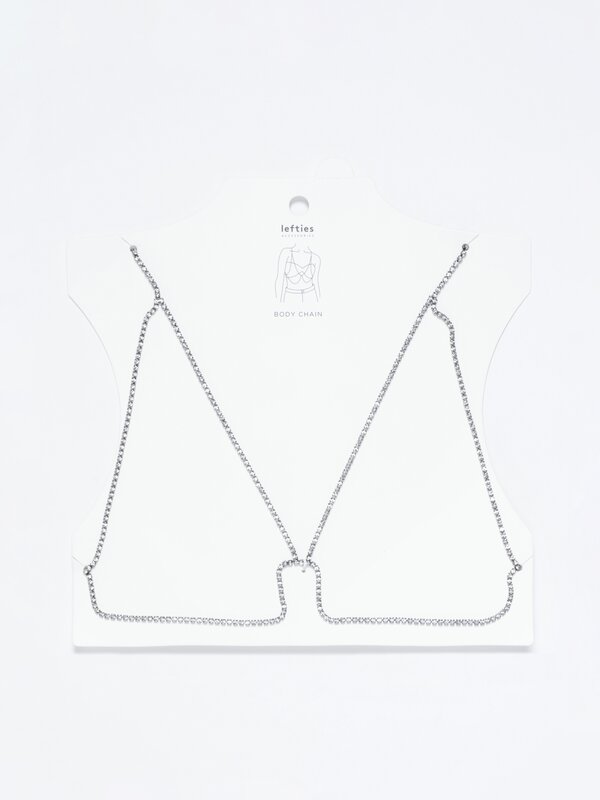 Bodysuit with chain effect