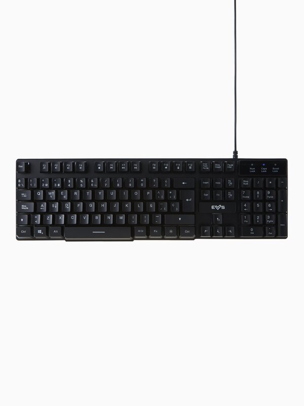 Backlit gamer keyboard
