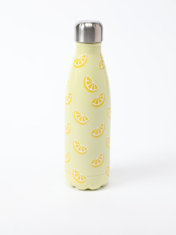 Stainless steel printed thermos bottle