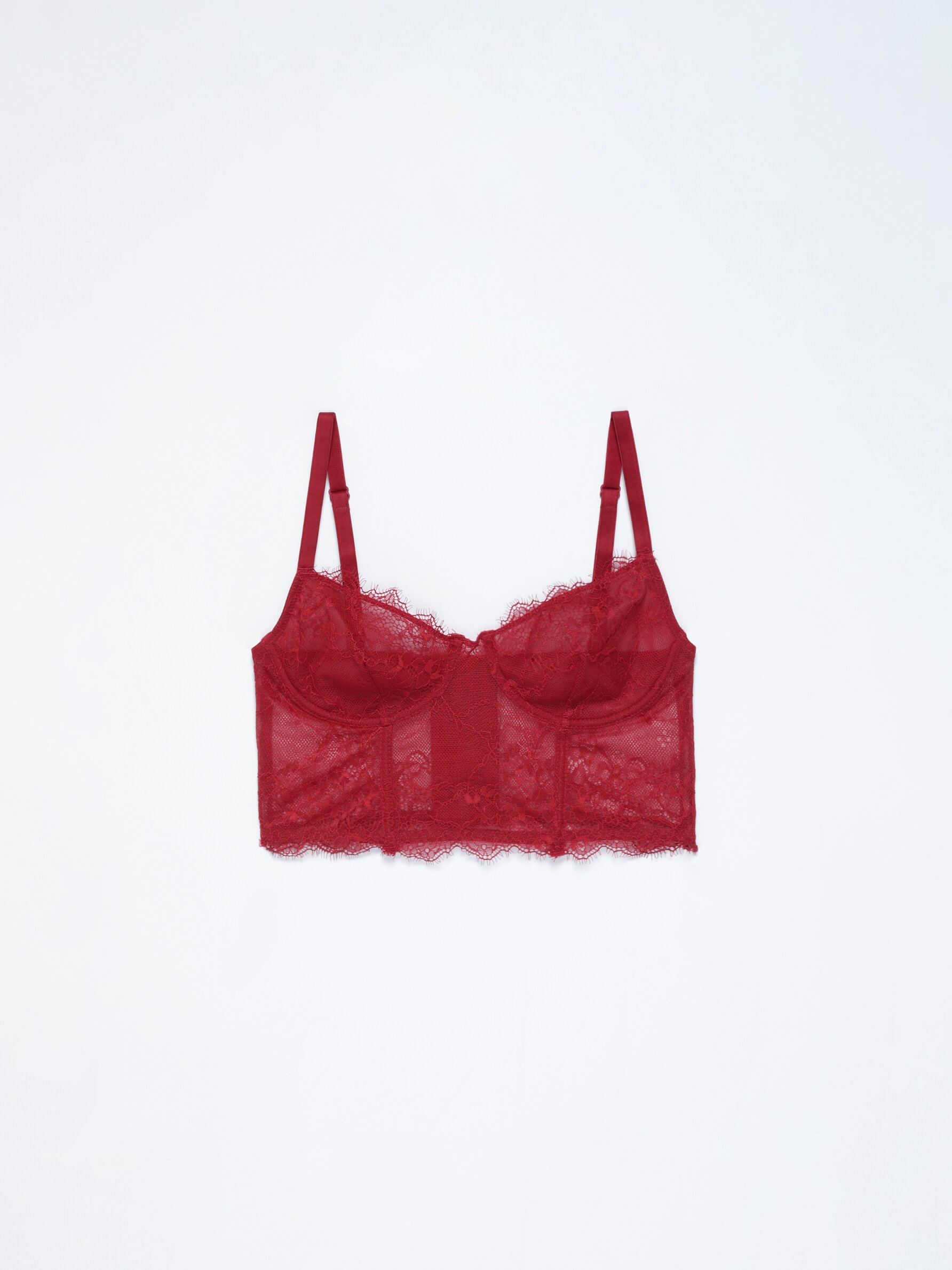 Lace camisole top - Lace - Underwear - CLOTHING - Woman 