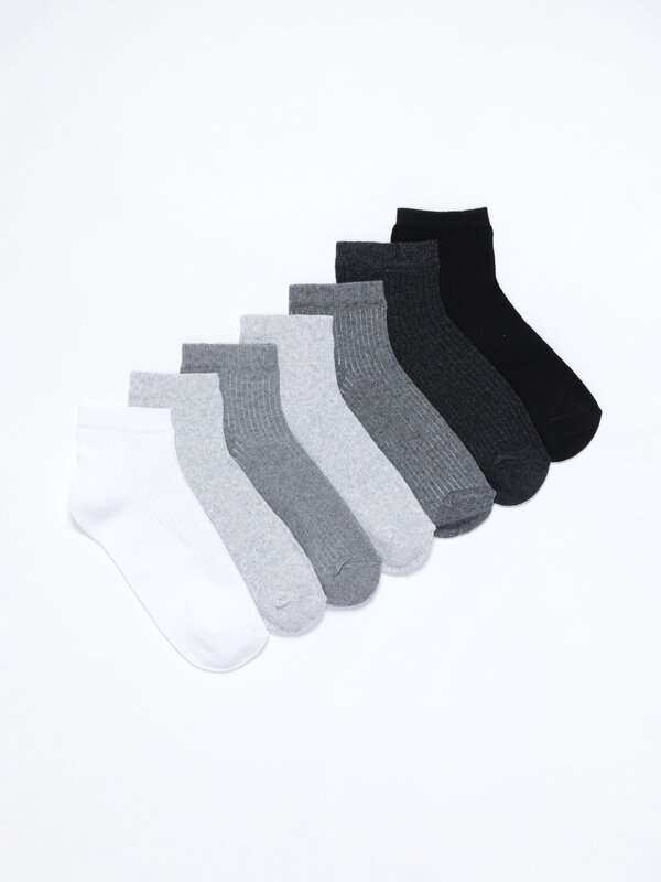 Pack of 7 pairs of long socks