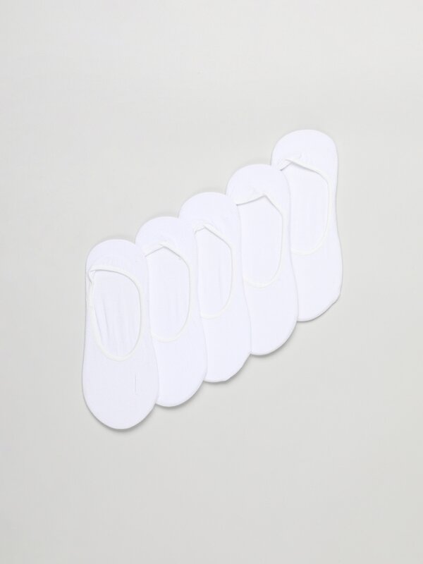 5-Pack of basic no-show socks