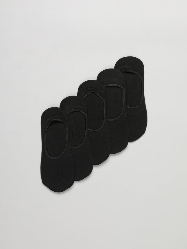 5-Pack of basic no-show socks