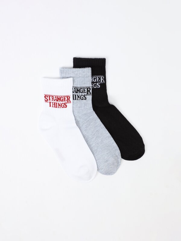 Pack of 3 pairs of Stranger Things™/©Netflix socks
