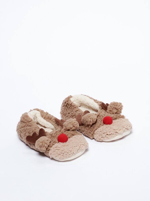 Women | Reindeer house slippers