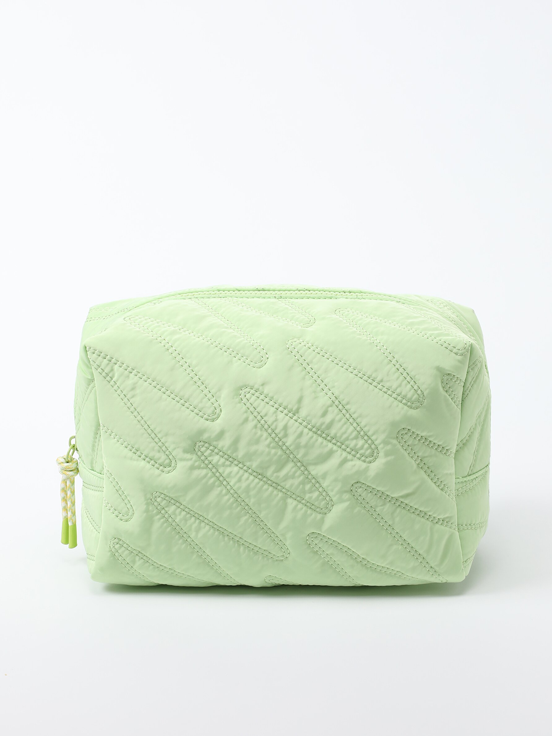 Quilted store toiletry bag