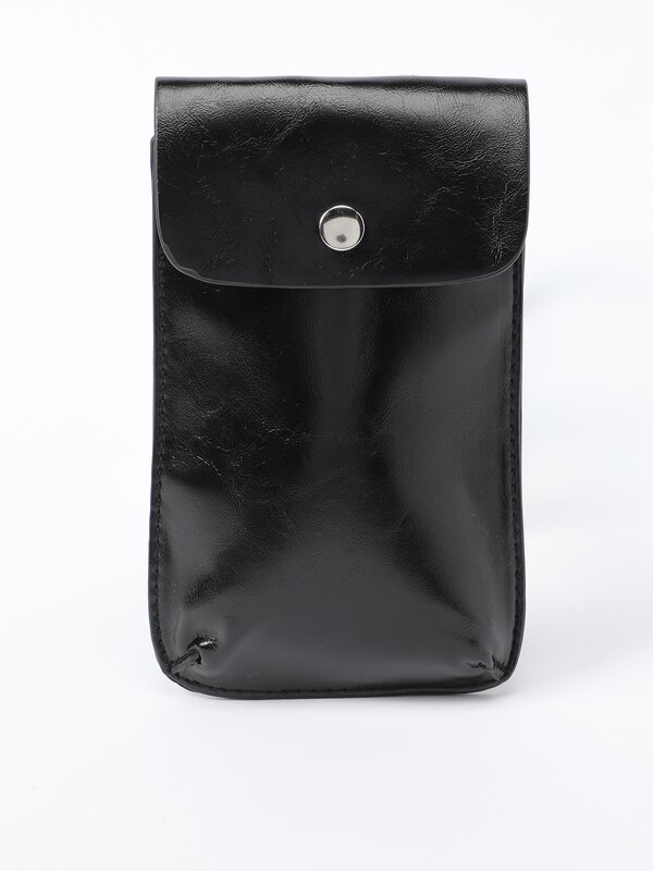 Faux leather mobile phone case