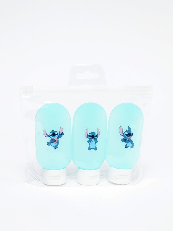 3'lü Stitch © Disney seyahat şişesi seti