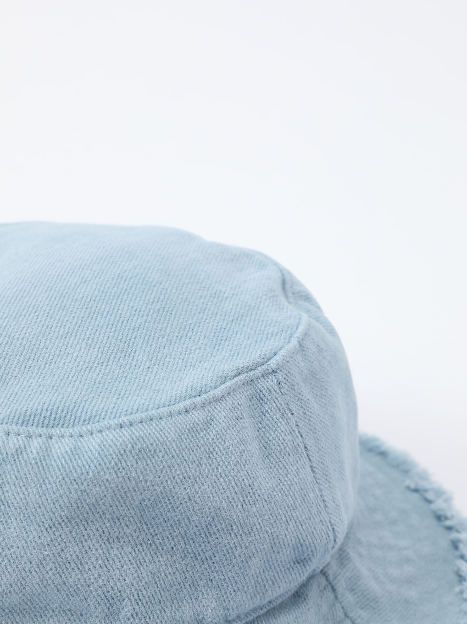 Classic Blue Denim Bucket Hat Trendy Washed Distressed Casual Basin Hats  Breathable Fisherman For Women - Temu Bahrain