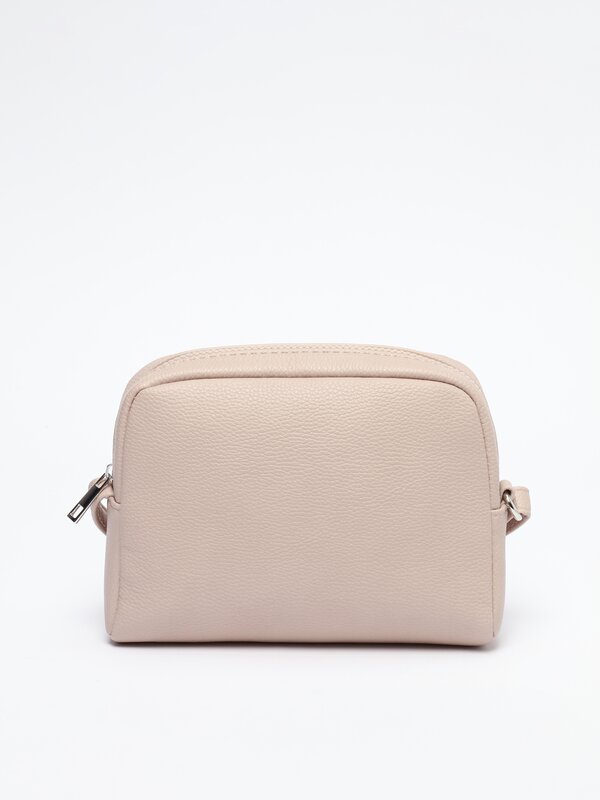 Faux leather crossbody bag