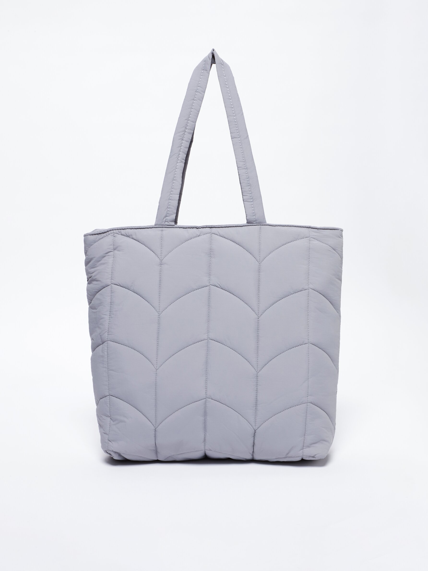 Bolso acolchado online plata