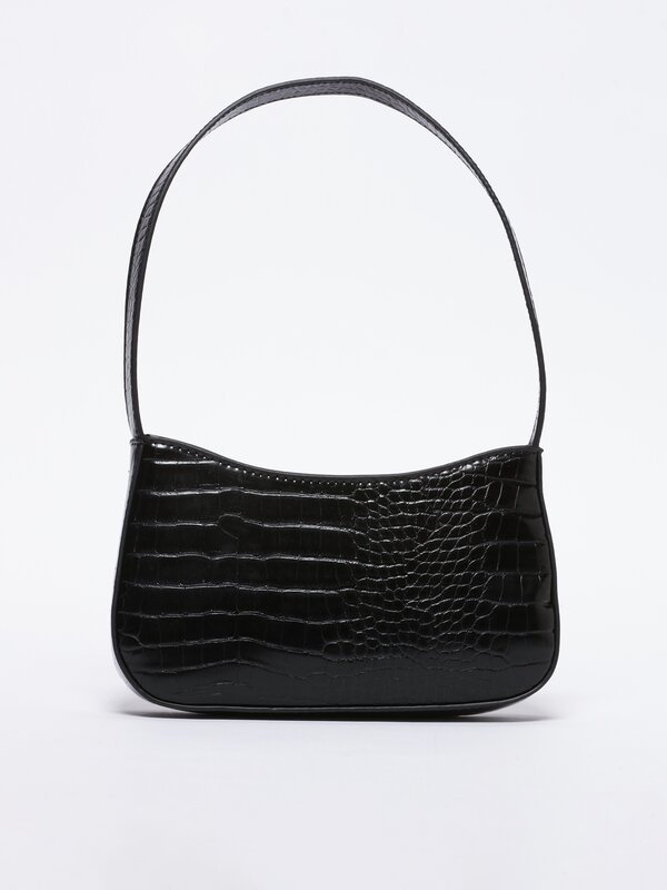 Bolso hombro de efecto piel