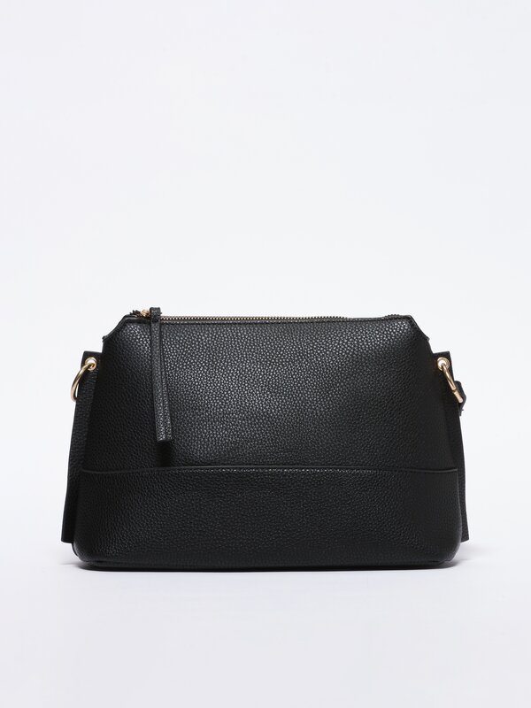 Faux leather handbag