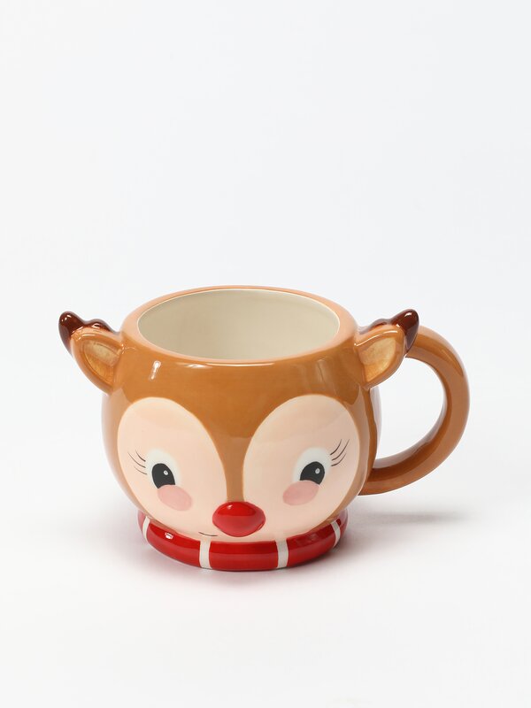 Christmas reindeer mug