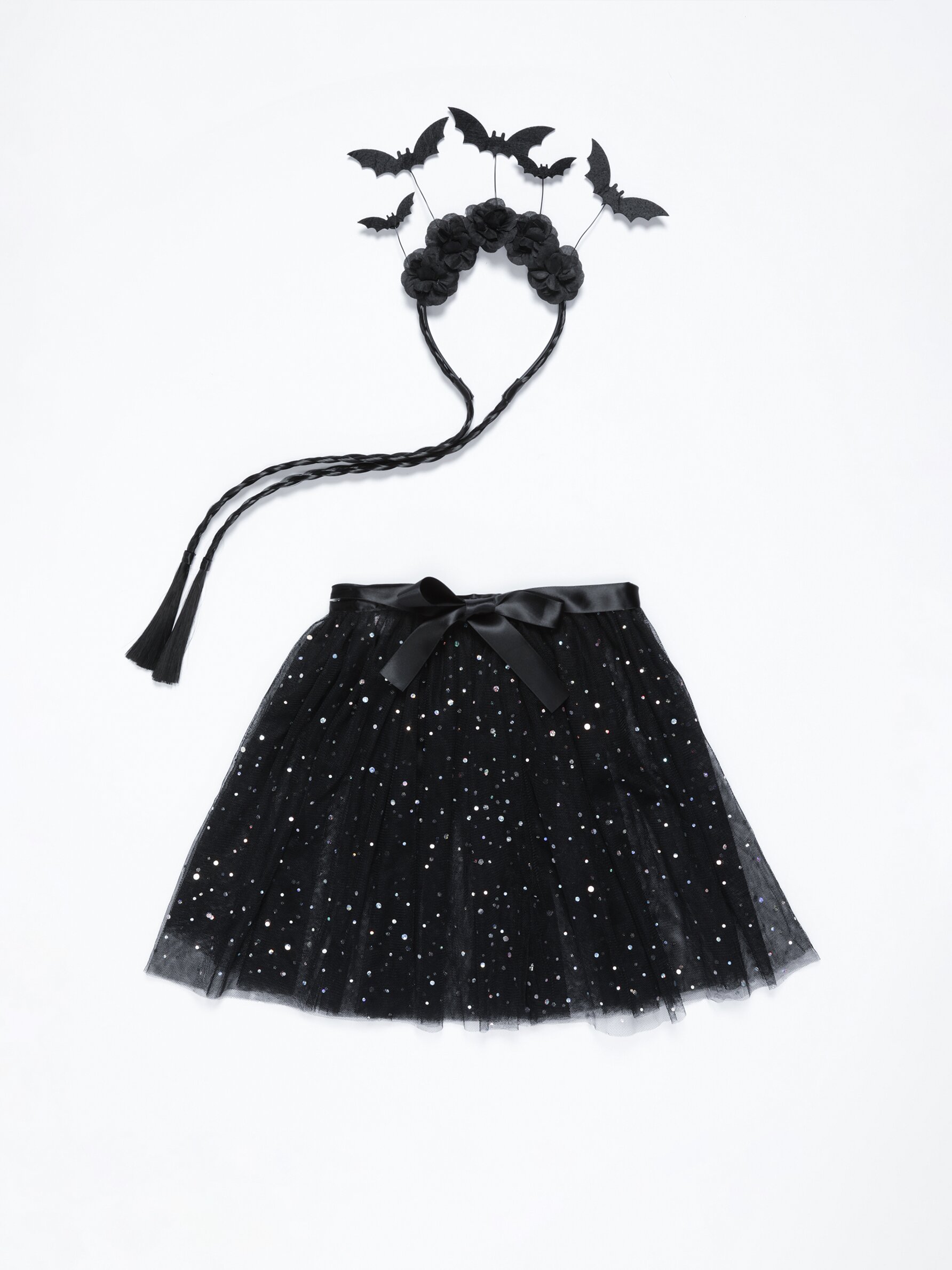 Black puffy hotsell skirt halloween