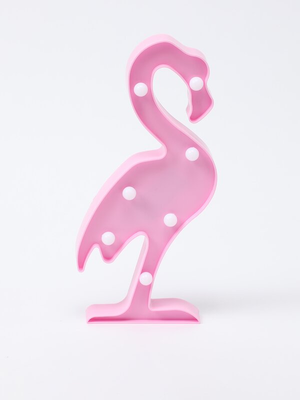 Candeeiro de mesa de flamingo