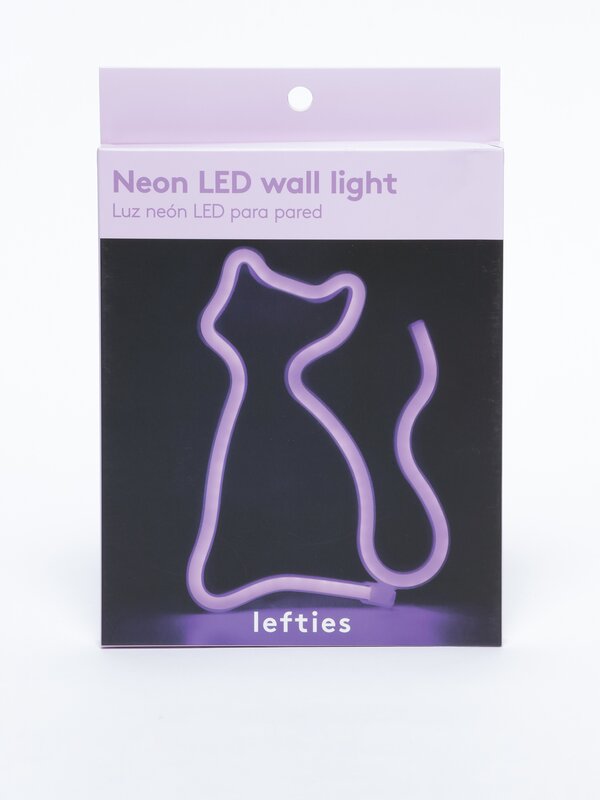 Cat-shaped neon LED light