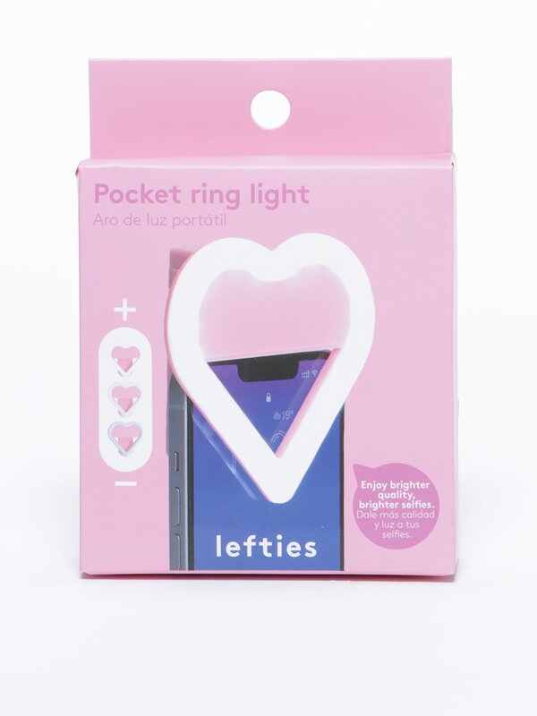 Portable heart-shaped light hoop