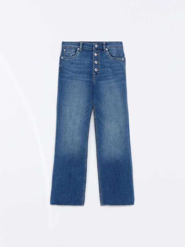 Mini flared jeans