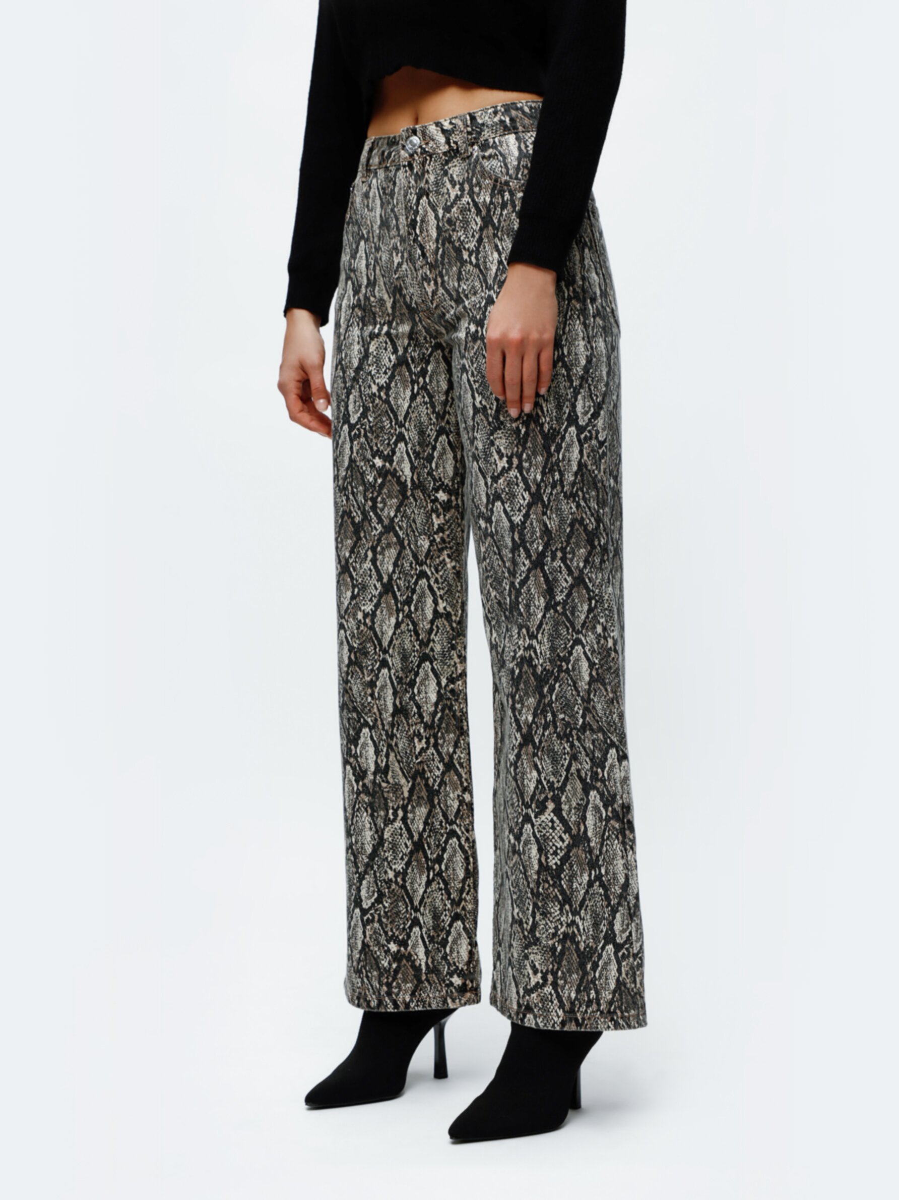 Dalmatian print outlet trousers