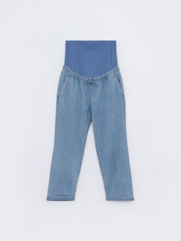 Lightweight maternity jogger jeans