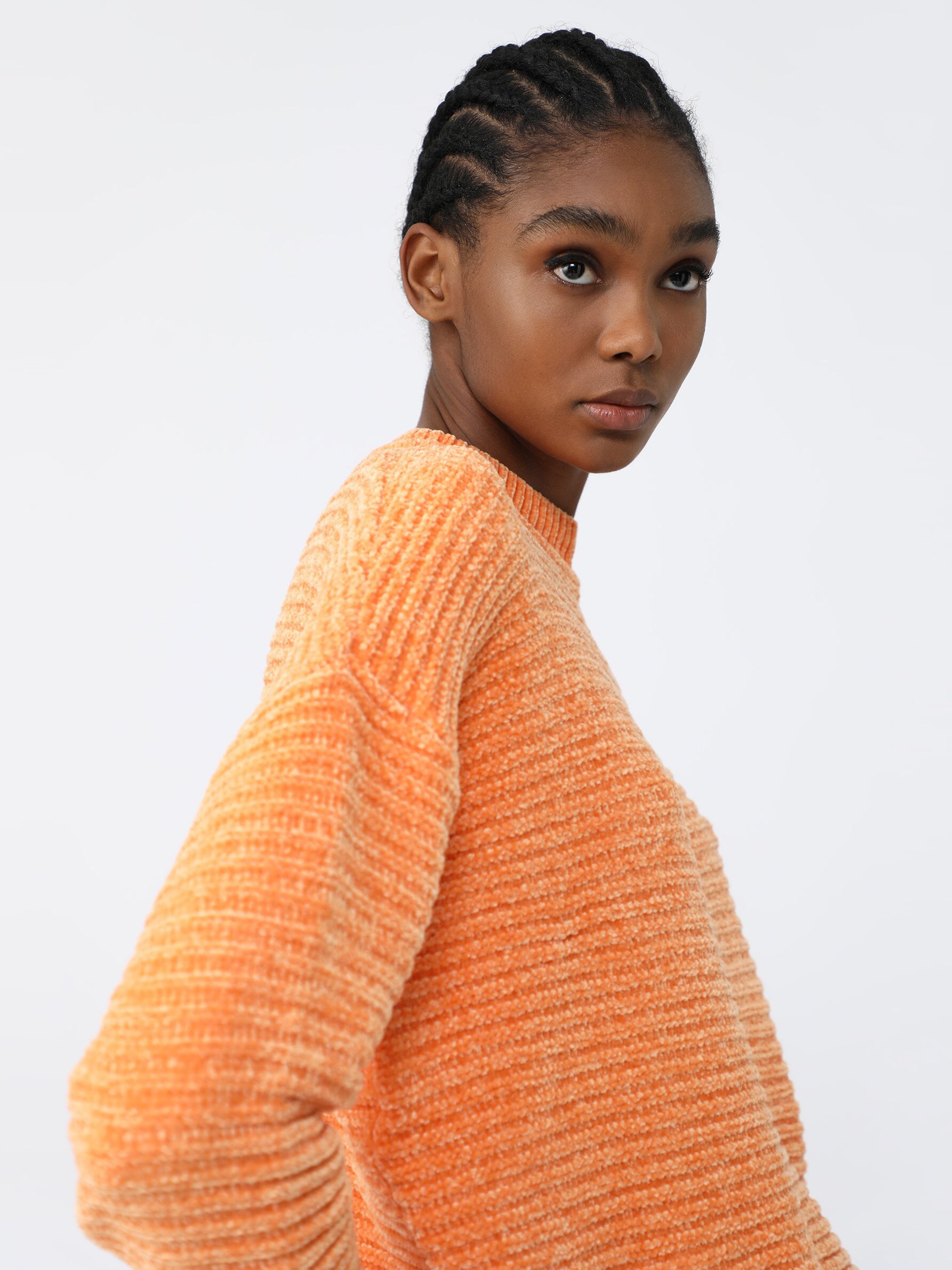 Chenille discount knit sweater