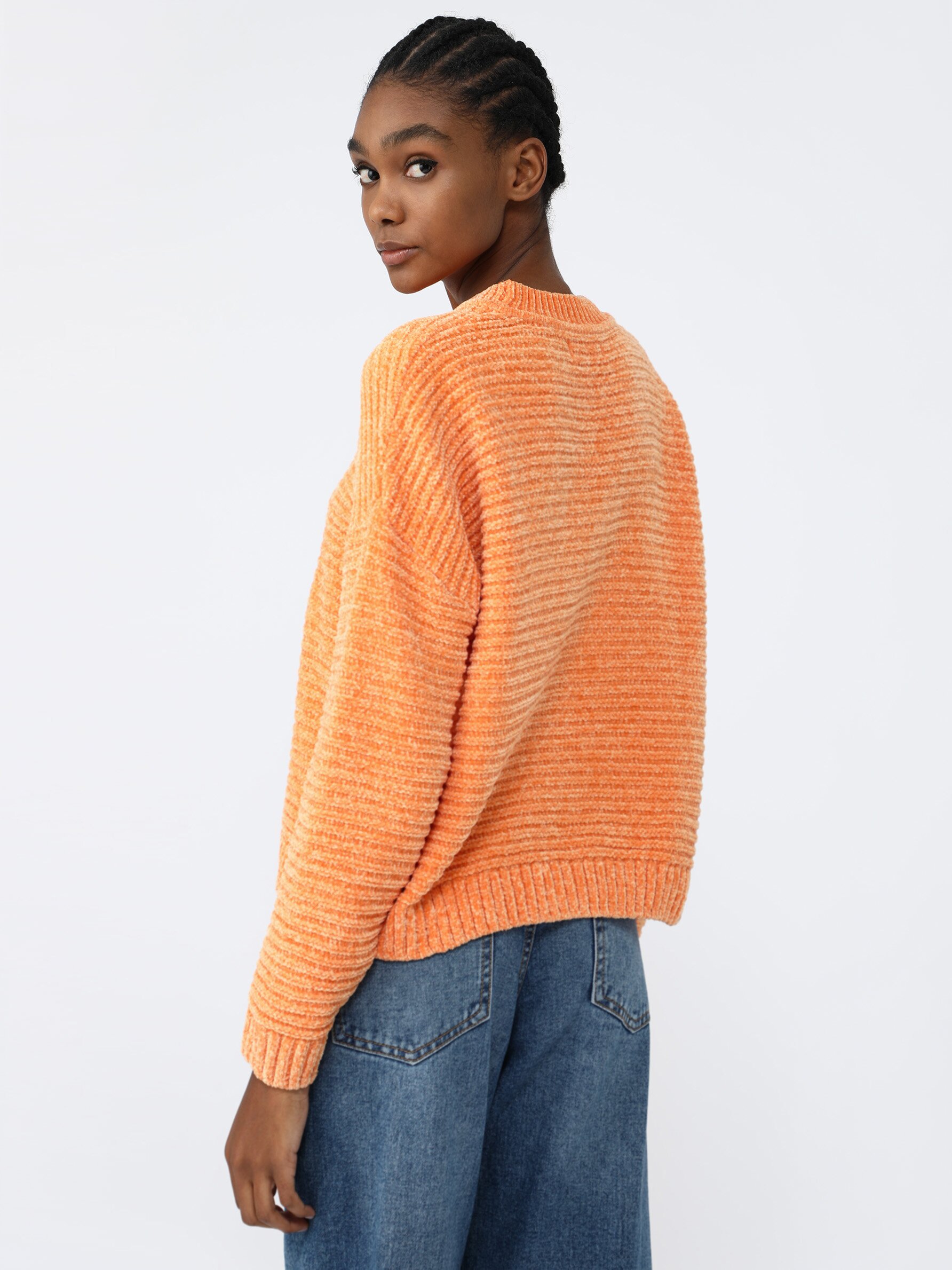 Mango orange outlet sweater