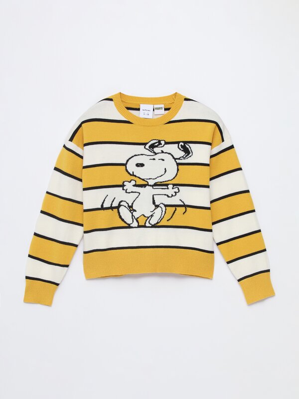 Snoopy Peanuts™ striped sweater
