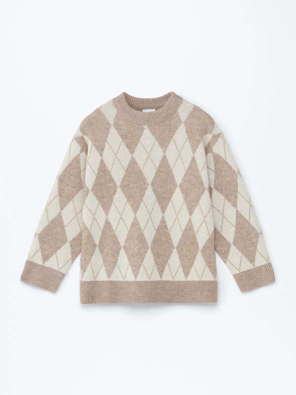 Foamy knit sweater