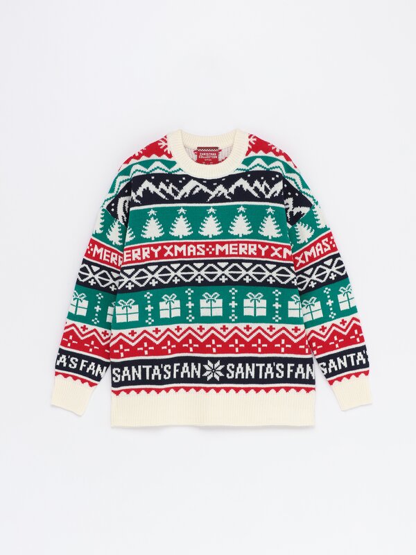 Christmas sweater clearance pull and bear