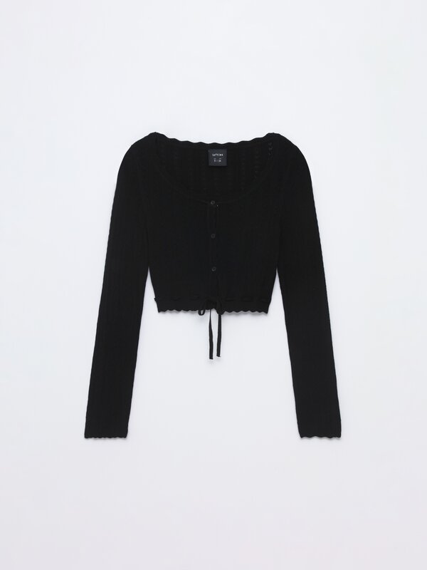 Chaqueta pointelle