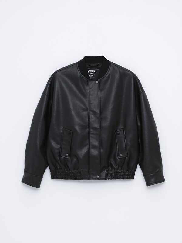 Bomber efecto piel