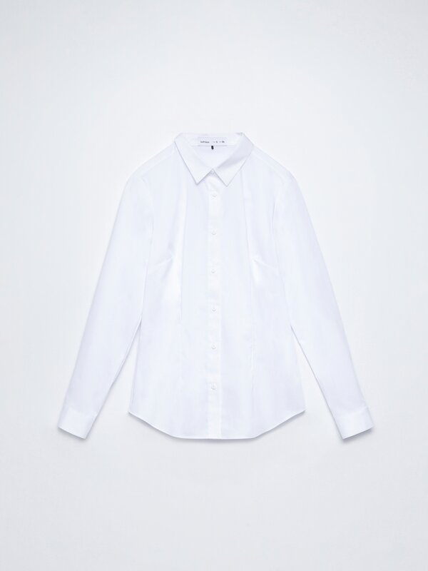 Camisa blanca mujer online lefties