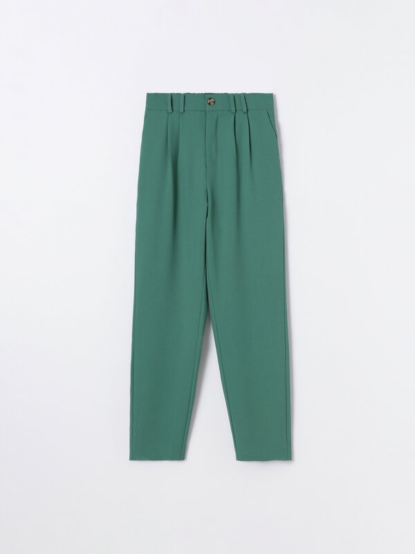 High-waist trousers
