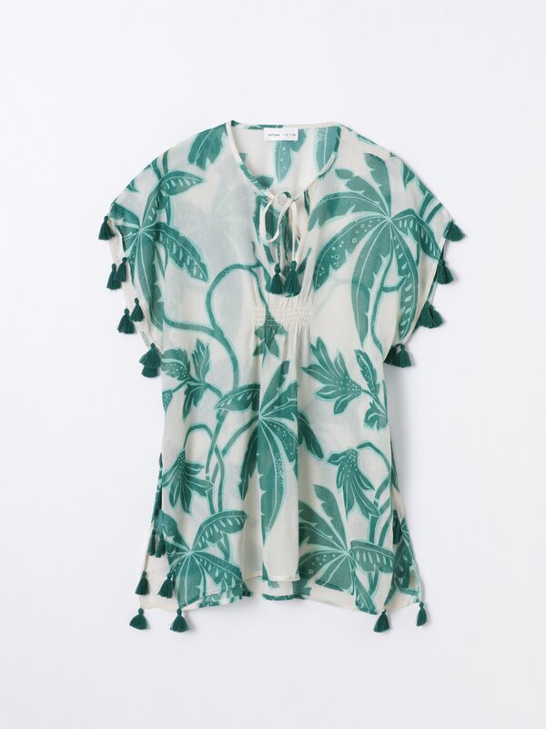 Fringed kaftan