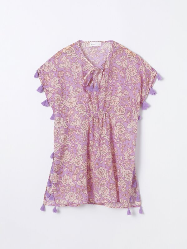 Fringed kaftan
