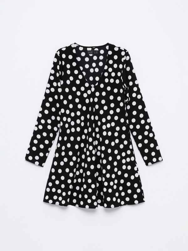 Short polka dot dress