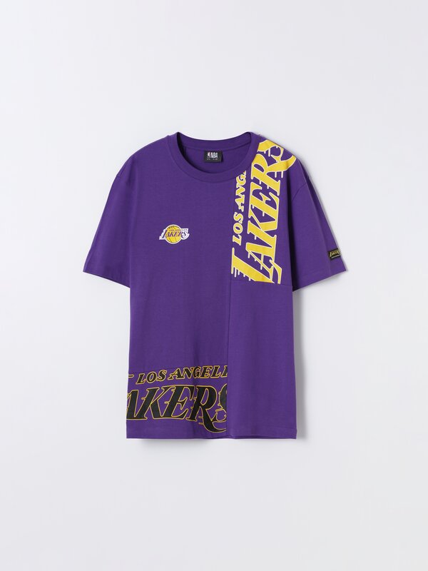 Los Angeles Lakers NBA colour block T-shirt
