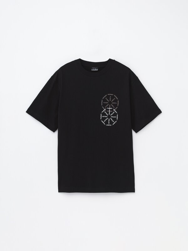 Rubberised print T-shirt