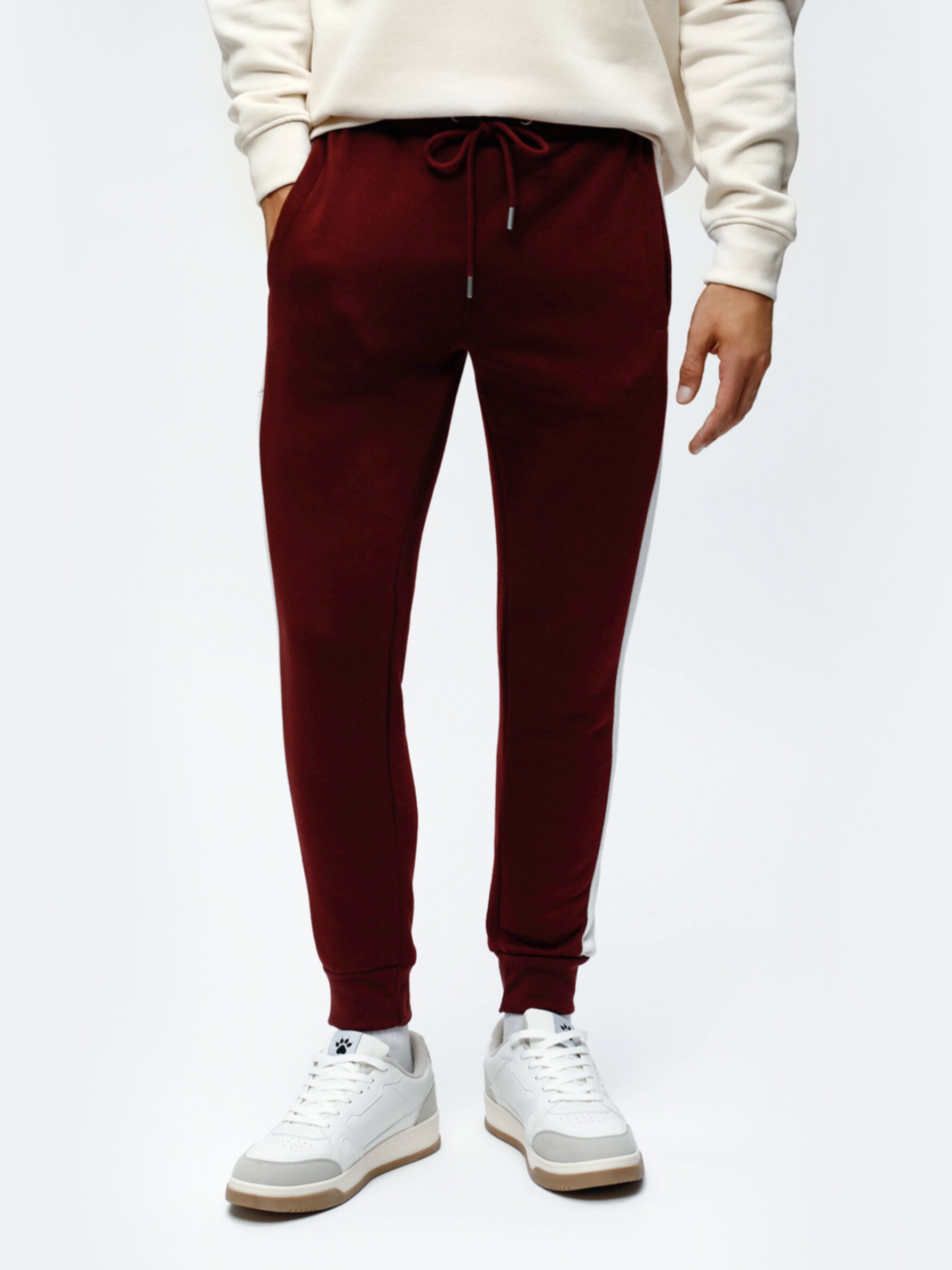 Maroon sale jogging bottoms