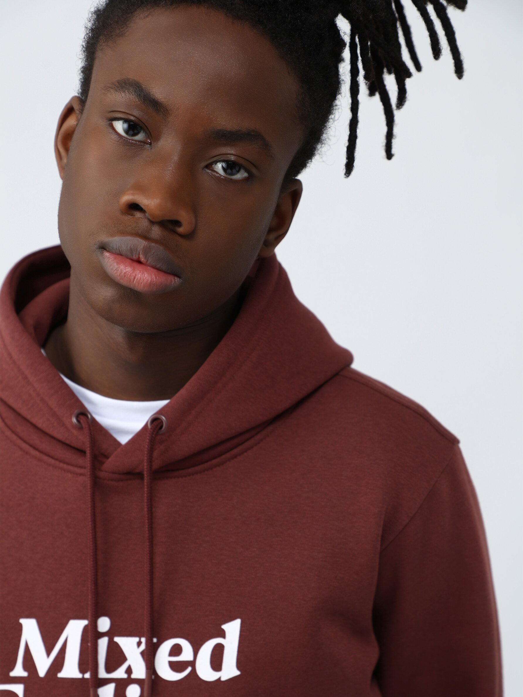 Dark burgundy sale hoodie