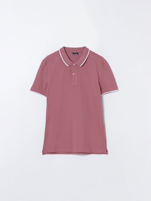 Basic polo with piping
