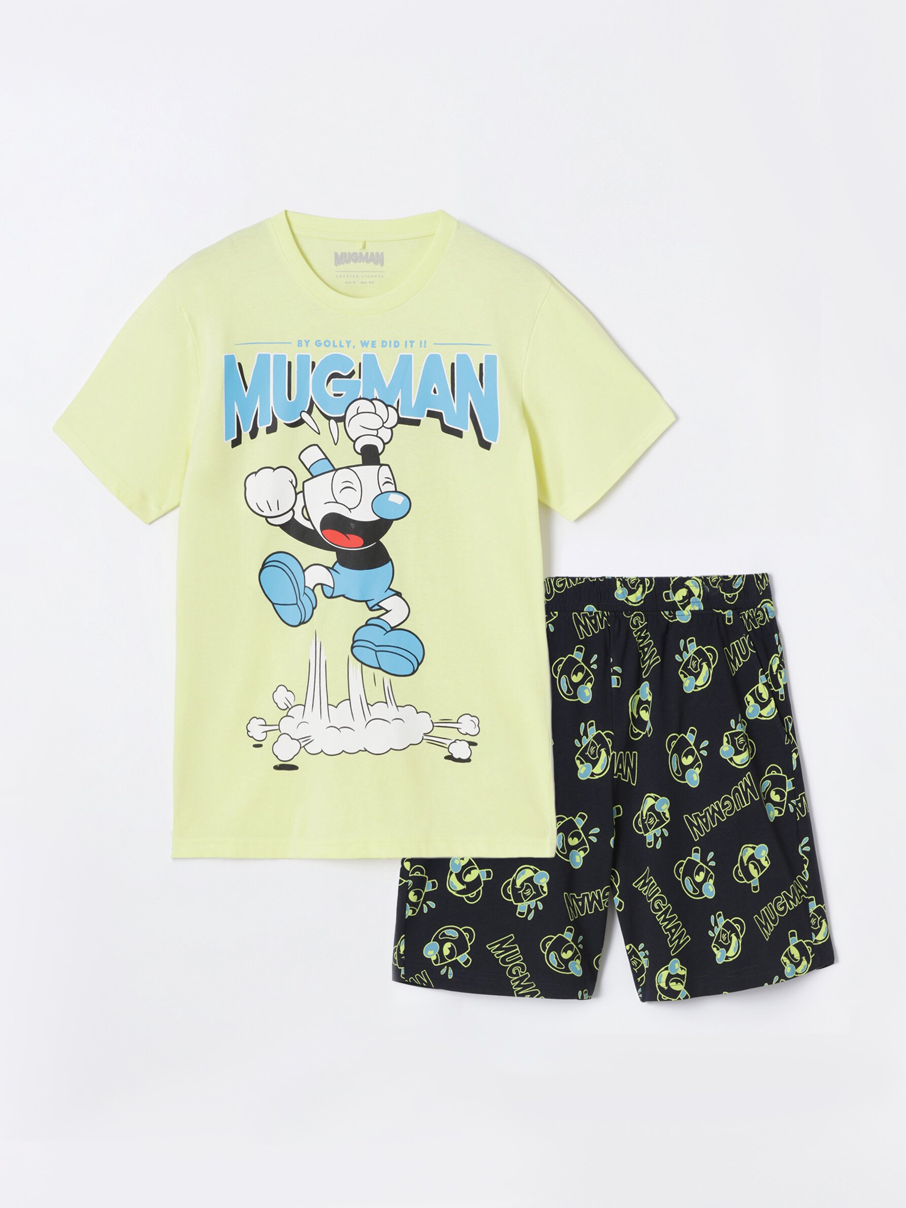 Pijama estampado de Mugman