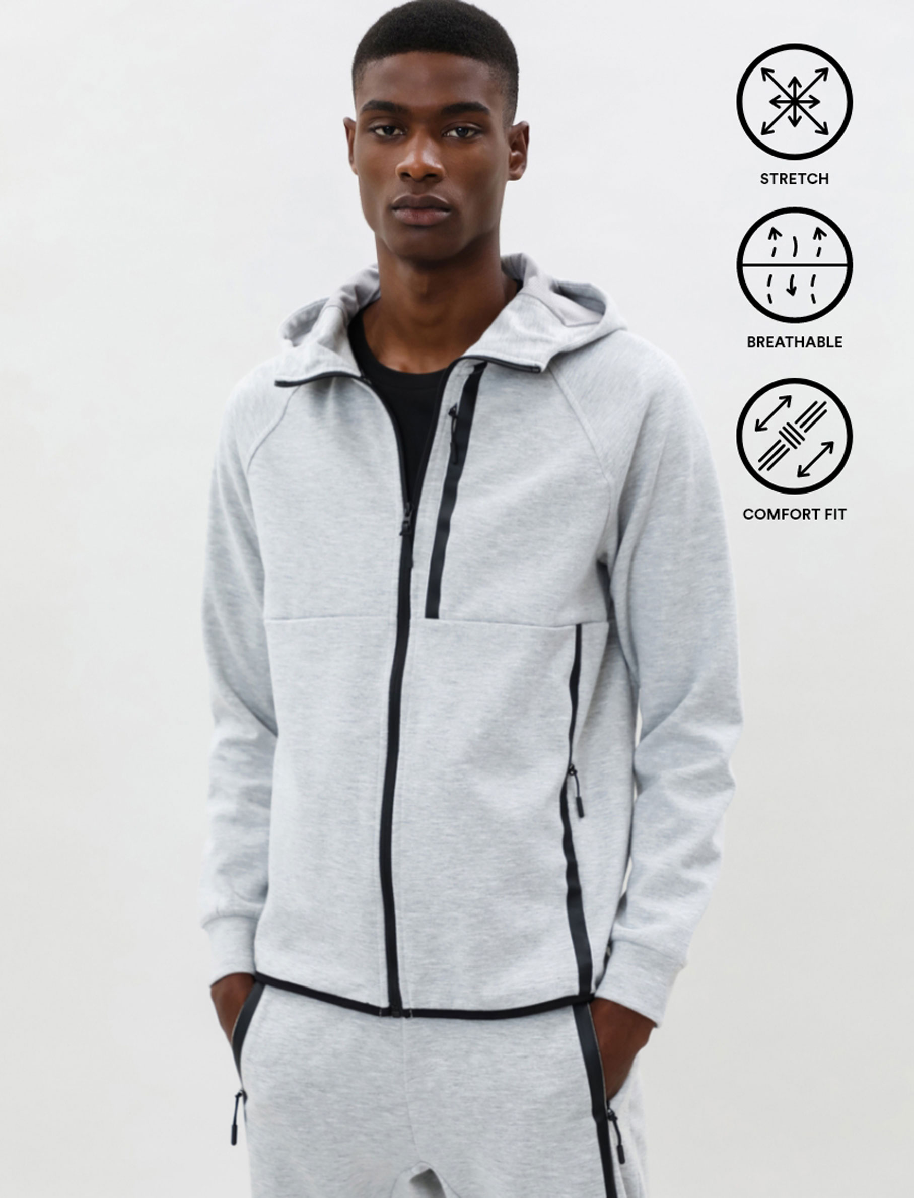 Sports sale hoodie jacket